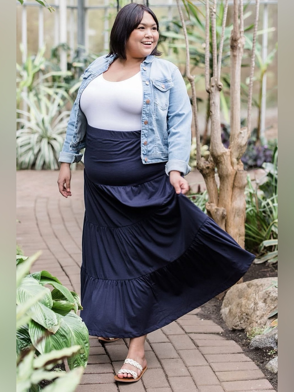 Time of My Life Maxi Skirt / Dress (NWT) Navy, Size X-Small